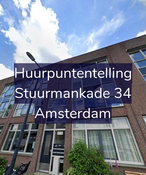 Foto gevel Huurpuntentelling voor Stuurmankade 34, Amsterdam