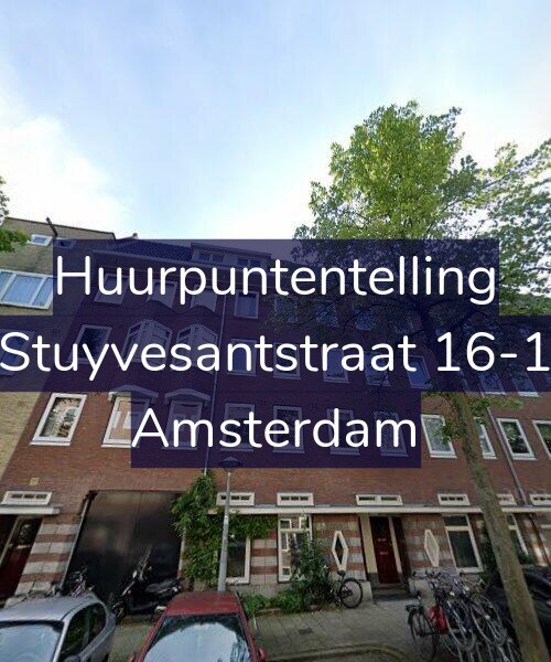 Foto gevel Huurpuntentelling voor Stuyvesantstraat 16-1, Amsterdam
