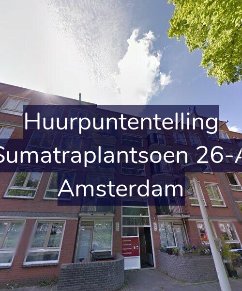 Foto gevel Huurpuntentelling voor Sumatraplantsoen 26-A, Amsterdam