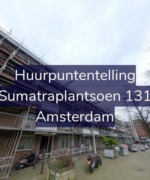 Foto gevel Huurpuntentelling voor Sumatraplantsoen 131, Amsterdam