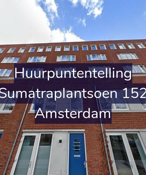 Foto gevel Huurpuntentelling voor Sumatraplantsoen 152, Amsterdam