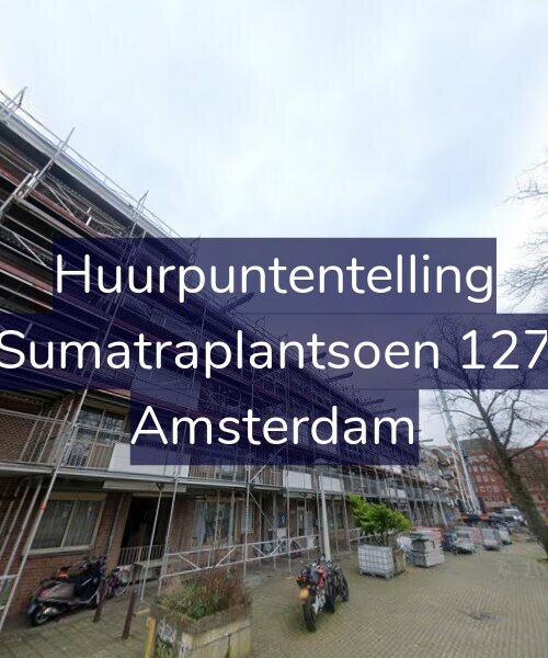 Foto gevel Huurpuntentelling voor Sumatraplantsoen 127, Amsterdam