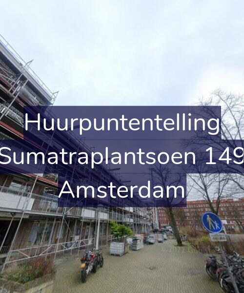 Foto gevel Huurpuntentelling voor Sumatraplantsoen 149, Amsterdam