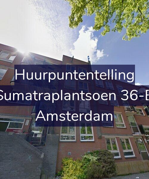 Foto gevel Huurpuntentelling voor Sumatraplantsoen 36-B, Amsterdam