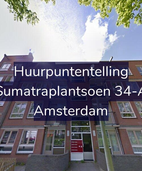 Foto gevel Huurpuntentelling voor Sumatraplantsoen 34-A, Amsterdam