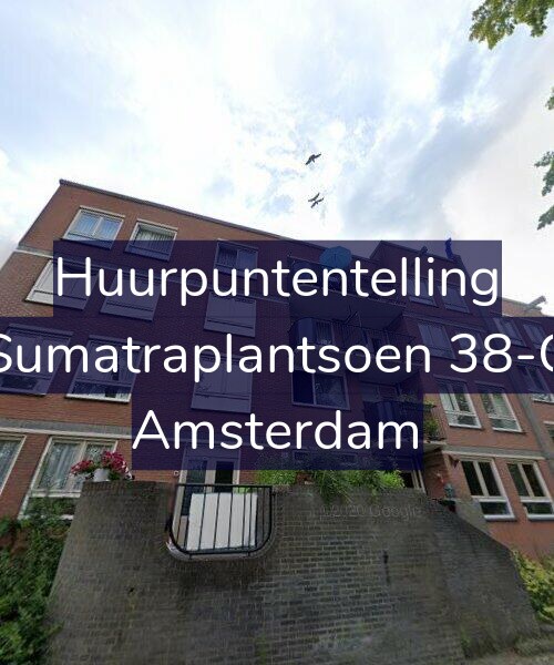 Foto gevel Huurpuntentelling voor Sumatraplantsoen 38-C, Amsterdam