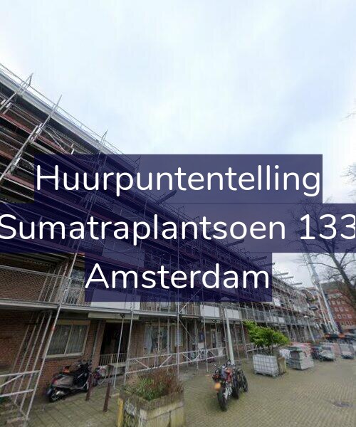 Foto gevel Huurpuntentelling voor Sumatraplantsoen 133, Amsterdam
