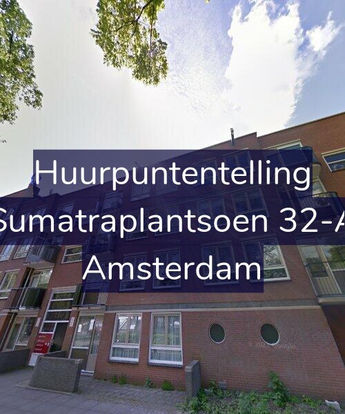 Foto gevel Huurpuntentelling voor Sumatraplantsoen 32-A, Amsterdam