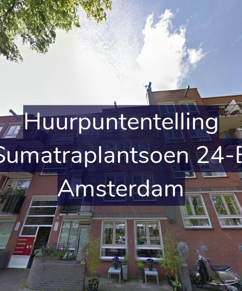 Foto gevel Huurpuntentelling voor Sumatraplantsoen 24-B, Amsterdam