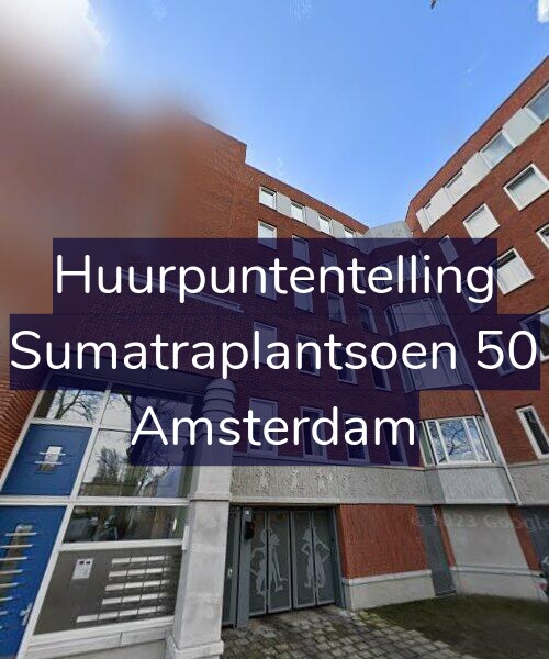 Foto gevel Huurpuntentelling voor Sumatraplantsoen 50, Amsterdam