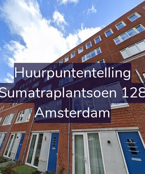 Foto gevel Huurpuntentelling voor Sumatraplantsoen 128, Amsterdam