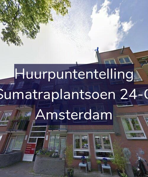 Foto gevel Huurpuntentelling voor Sumatraplantsoen 24-C, Amsterdam