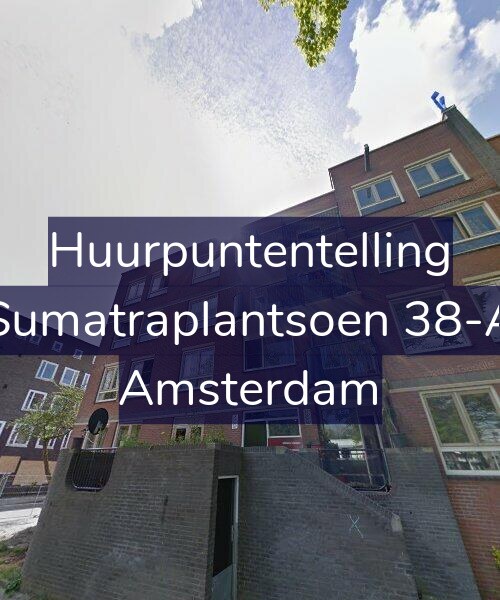 Foto gevel Huurpuntentelling voor Sumatraplantsoen 38-A, Amsterdam