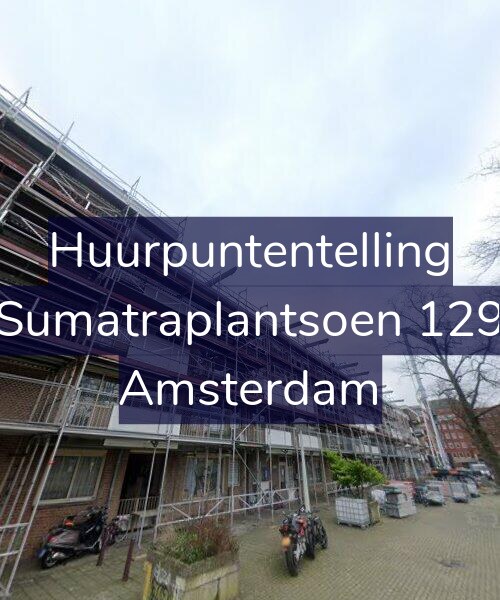 Foto gevel Huurpuntentelling voor Sumatraplantsoen 129, Amsterdam