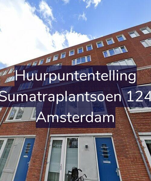 Foto gevel Huurpuntentelling voor Sumatraplantsoen 124, Amsterdam