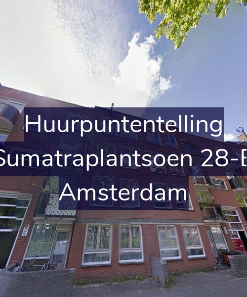 Foto gevel Huurpuntentelling voor Sumatraplantsoen 28-B, Amsterdam