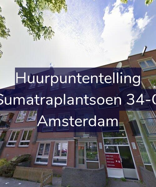 Foto gevel Huurpuntentelling voor Sumatraplantsoen 34-C, Amsterdam