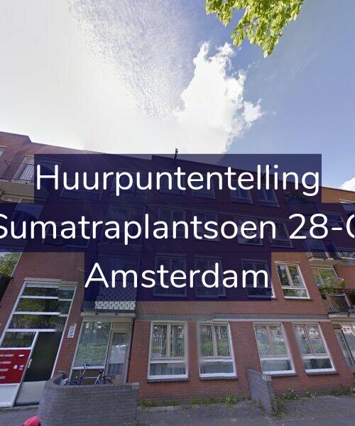 Foto gevel Huurpuntentelling voor Sumatraplantsoen 28-C, Amsterdam