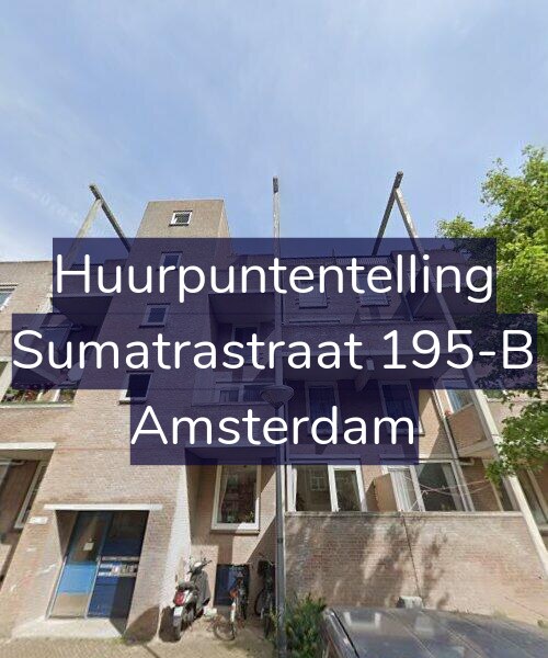 Foto gevel Huurpuntentelling voor Sumatrastraat 195-B, Amsterdam
