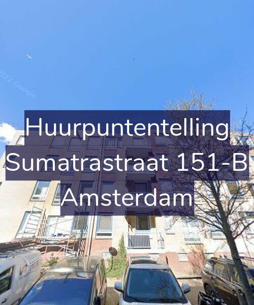 Foto gevel Huurpuntentelling voor Sumatrastraat 151-B, Amsterdam