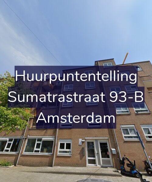 Foto gevel Huurpuntentelling voor Sumatrastraat 93-B, Amsterdam