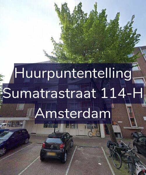 Foto gevel Huurpuntentelling voor Sumatrastraat 114-H, Amsterdam