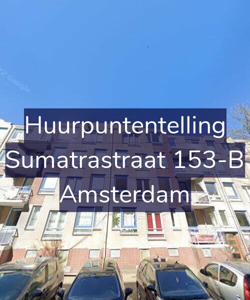 Foto gevel Huurpuntentelling voor Sumatrastraat 153-B, Amsterdam