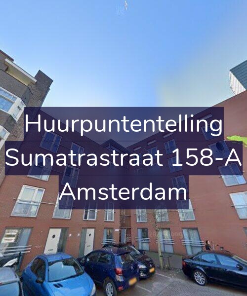 Foto gevel Huurpuntentelling voor Sumatrastraat 158-A, Amsterdam