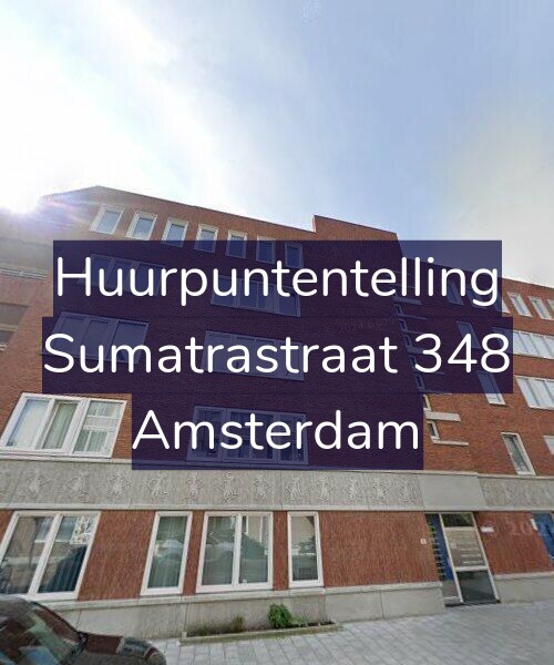 Foto gevel Huurpuntentelling voor Sumatrastraat 348, Amsterdam