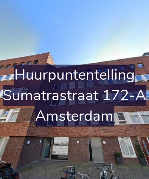 Foto gevel Huurpuntentelling voor Sumatrastraat 172-A, Amsterdam