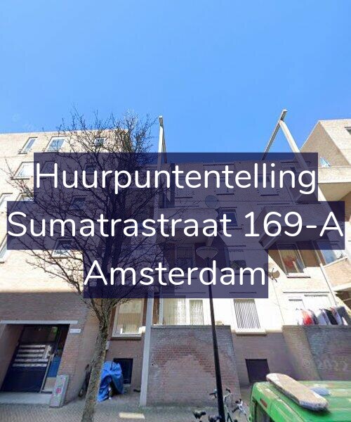 Foto gevel Huurpuntentelling voor Sumatrastraat 169-A, Amsterdam