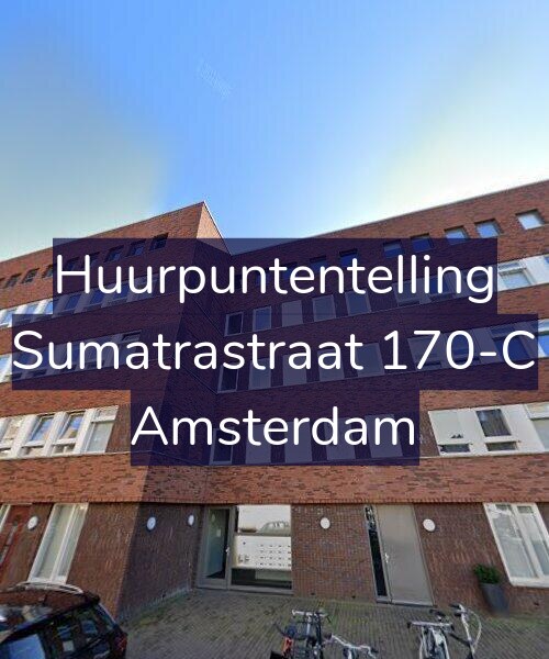 Foto gevel Huurpuntentelling voor Sumatrastraat 170-C, Amsterdam