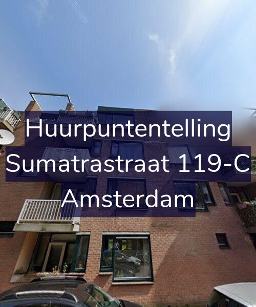 Foto gevel Huurpuntentelling voor Sumatrastraat 119-C, Amsterdam
