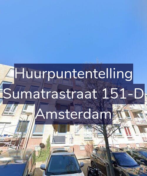 Foto gevel Huurpuntentelling voor Sumatrastraat 151-D, Amsterdam