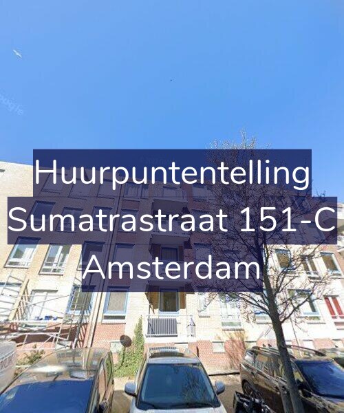 Foto gevel Huurpuntentelling voor Sumatrastraat 151-C, Amsterdam