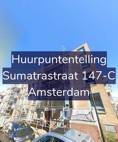 Foto gevel Huurpuntentelling voor Sumatrastraat 147-C, Amsterdam