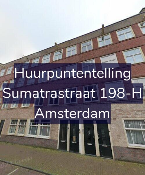 Foto gevel Huurpuntentelling voor Sumatrastraat 198-H, Amsterdam