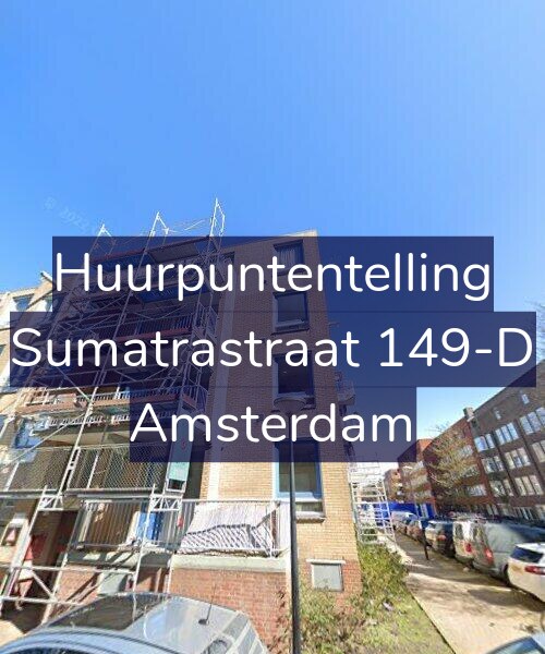 Foto gevel Huurpuntentelling voor Sumatrastraat 149-D, Amsterdam