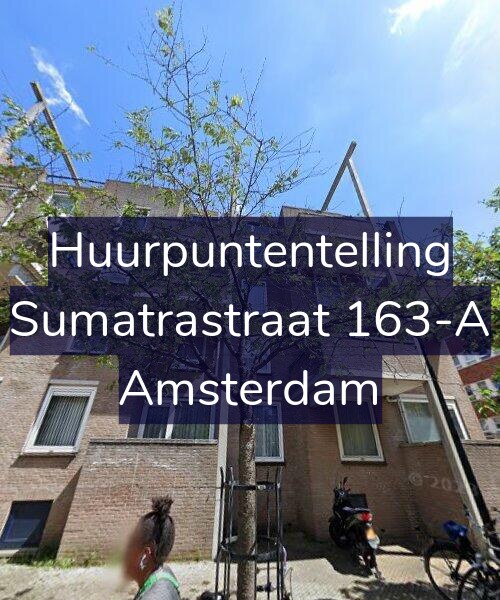 Foto gevel Huurpuntentelling voor Sumatrastraat 163-A, Amsterdam