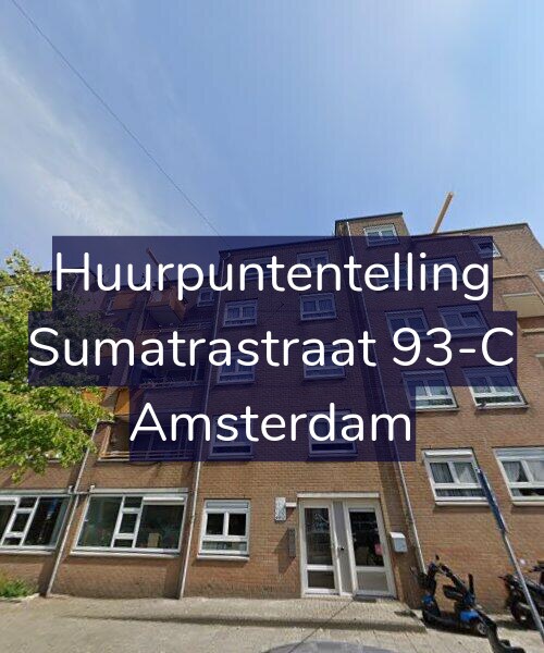 Foto gevel Huurpuntentelling voor Sumatrastraat 93-C, Amsterdam