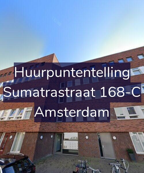 Foto gevel Huurpuntentelling voor Sumatrastraat 168-C, Amsterdam