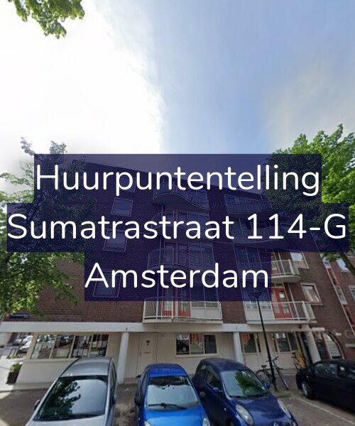Foto gevel Huurpuntentelling voor Sumatrastraat 114-G, Amsterdam