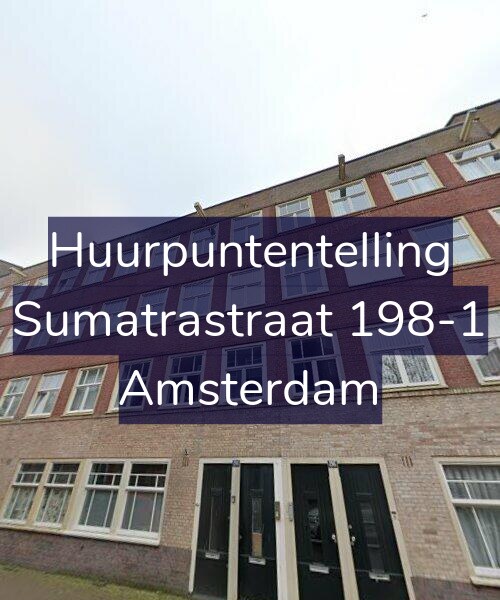 Foto gevel Huurpuntentelling voor Sumatrastraat 198-1, Amsterdam
