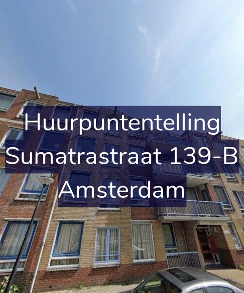 Foto gevel Huurpuntentelling voor Sumatrastraat 139-B, Amsterdam
