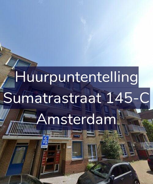Foto gevel Huurpuntentelling voor Sumatrastraat 145-C, Amsterdam