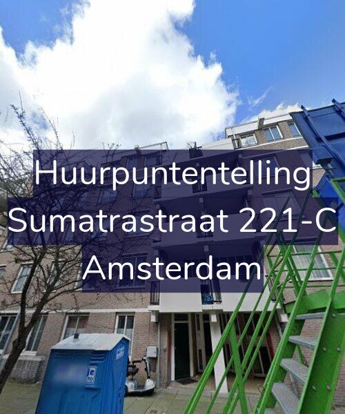 Foto gevel Huurpuntentelling voor Sumatrastraat 221-C, Amsterdam