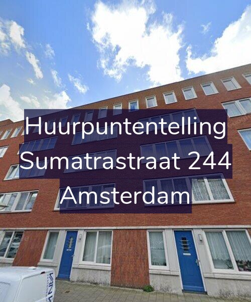 Foto gevel Huurpuntentelling voor Sumatrastraat 244, Amsterdam