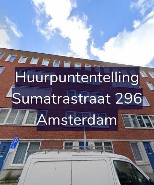 Foto gevel Huurpuntentelling voor Sumatrastraat 296, Amsterdam