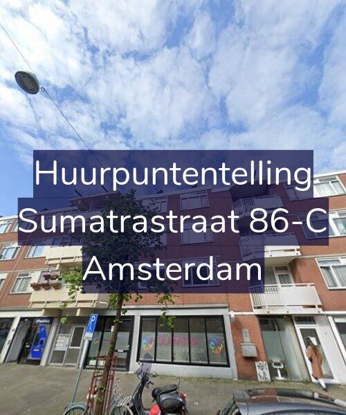 Foto gevel Huurpuntentelling voor Sumatrastraat 86-C, Amsterdam