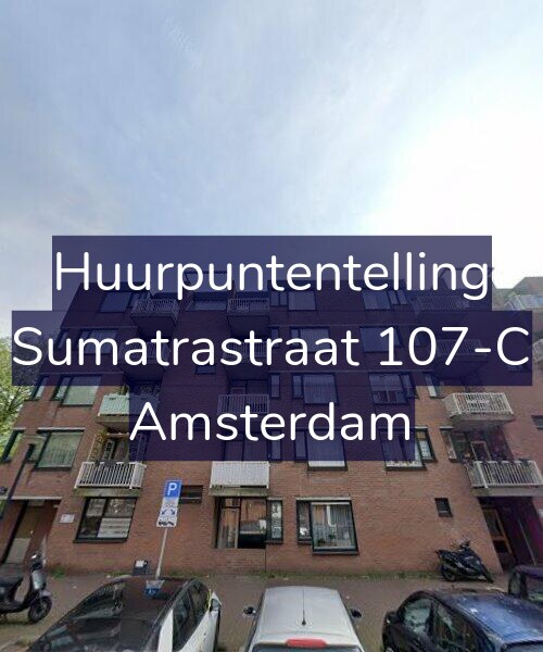 Foto gevel Huurpuntentelling voor Sumatrastraat 107-C, Amsterdam